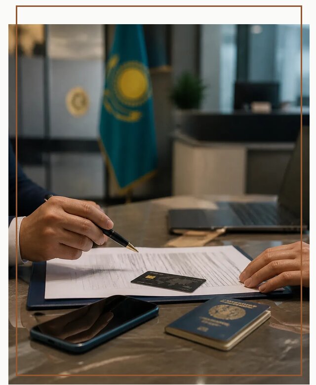Открытие счета и банковской карты в Казахстане в Нижнем Тагиле